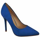Womens Ladies Black High Heel Court Shoes Smart Formal Occasion Party Size New