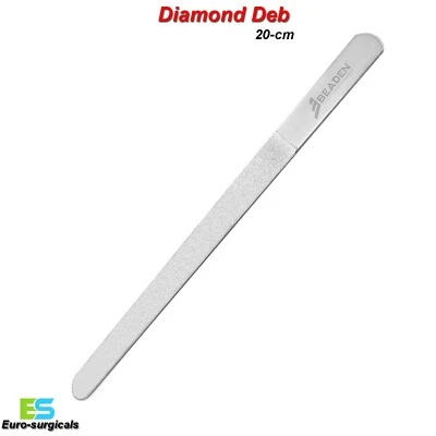 BEADEN® INSTRUMENTS / MEDSPO Pediküre Diamond Deb dicke Nagel- und Fußhautfeile doppelseitig Zehen Fuß Kommode