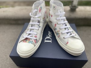 dior b23 high top flowers oblique