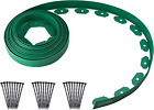 Landscape Edging Kit, 30ft 2" Tall Garden Edging With 27 Pcs Edging Stakes, Rubb