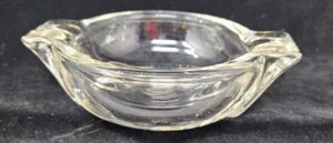 Bund Art Deco Glas Aschenbecher klare Farbe König Design Vintage - Bild 1 von 6