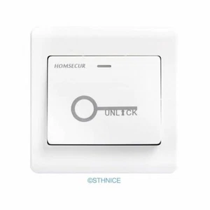 HOMSECUR 4 Wire Video Doorphone Entry Intercom Touch Screen Auto Phone Doorbell - Picture 1 of 38