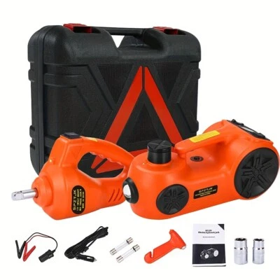 12V Electric Car Jack Kit 5 Tons 11,000 Pounds | Portable Car Jack Kit Electric Foto 1 de 2