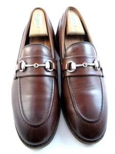 Allen Edmonds "Randolph" Men's Leather BIT Penny Loafers 7.5 D Chili USA (203N) - Bild 1 von 10