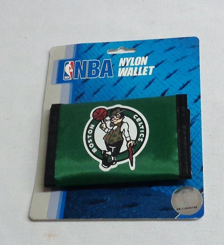 NBA Official Boston Celtics Nylon Tri Fold Wallet Causeway Garden FREESHIPPING Cover