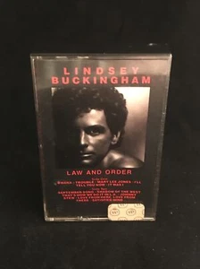 Lindsey Buckingham Law And Order CASSETTE Tape 1981 Elektra/Asylum Fleetwood Mac - Imagen 1 de 4