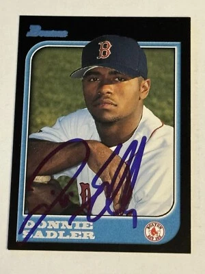 Donnie Sadler 1997 Bowman Authentic Signed Autograph Auto Card Boston Red Sox 🔥 - Image 1 of 3