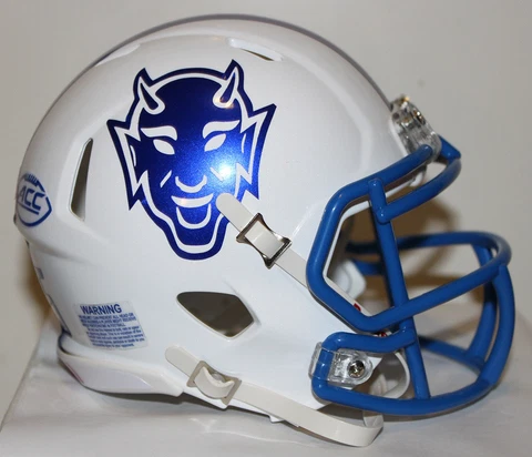 2015 Duke Blue Devils Pinstripe Bowl Custom Riddell Mini Helmet vs Indiana Cover
