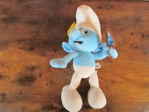 2013 Kelly Toys The Smurfs with Vanity Mirror Stuffed Plush 15" - VERY CLEAN! - Picture 1 of 8