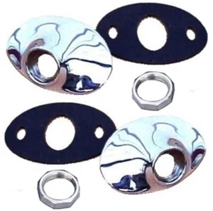 Chrome Wiper Pivots w/Nuts for 1948-1953 Dodge Trucks - Picture 1 of 2