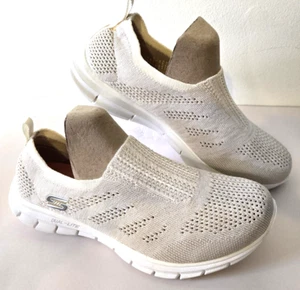 Skechers Air Cooled Memory Foam Dual Light Slipper Wanderschuh Größe 8,5 beige - Bild 1 von 8