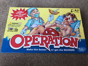 Operation Game Hasbro- Working- Complete No Instructions