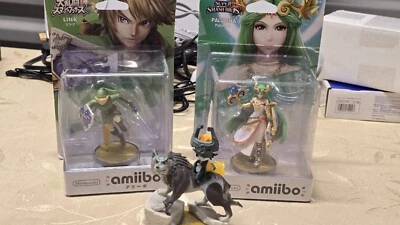nintendo amiibo Palutena +Link + The Twilight Princess Link Loup - Image 1 of 4