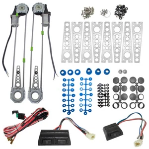 Kit Universal Eléctrico Regulador de Ventana Conversión Tipo Spal Pickup 2 Puertas - Imagen 1 de 9