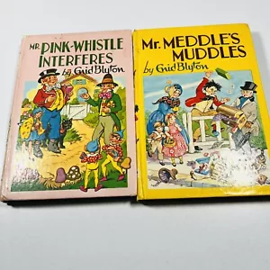 Libros de tapa dura 1974 Enid Blyton x 2 Dean & Son, Mr Meddle Muddles, Mr Pink-Whis - Imagen 1 de 14