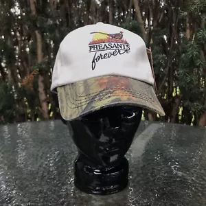 DPC Pheasants Forever Colorblock Realtree Camo Strapback Baseball Cap Hat OS - Picture 1 of 4
