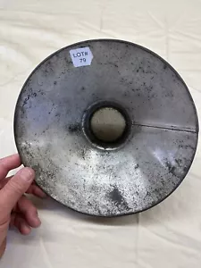 Atq Tin Milk Funnel Strainer/Sieve ~ 9-1/4” Top Opening ~ Excellent Condition - Picture 1 of 9