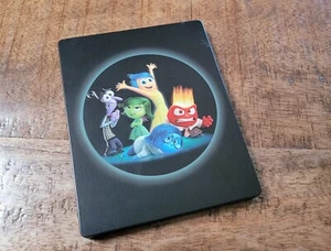 Disney Pixar Inside Out 2015 3D + 2D + Bonus Disc 3 Disc Blu-ray Steelbook Set - Picture 1 of 5