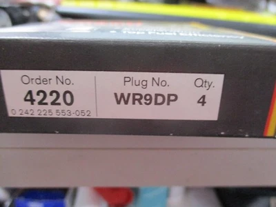 NEW Spark Plug Bosch Platinum 4220- Box of 4- WR9DP - Image 1 of 4