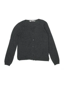 H&M Girls Gray Cardigan 9 - Picture 1 of 2