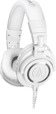 Audio-Technica Professional Monitor Headphone ATH-M50XWH White - Image 1 of 4