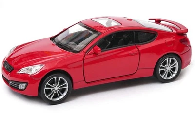Welly 2009 Hyundai Genesis Coupe Red 1:34 1:39 Scales 4.5 Inch US DUTIES PAID - Image 1 of 4