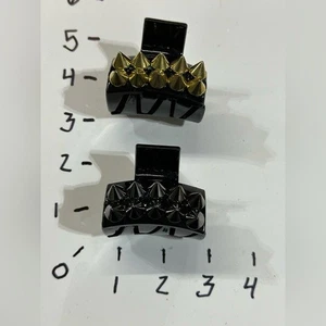 NEW Hair Accessories set of 2 claw clips with spikes - Picture 1 of 3