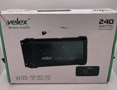 Velex VX-505 Marine Bluetooth Amplifier - 4CH 60W - Waterproof Class D - 240 W - Image 1 of 4