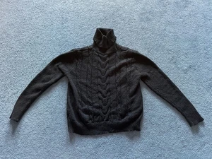 Maglione donna nero girocollo manica lunga senza marchio taglia small - Foto 1 di 3