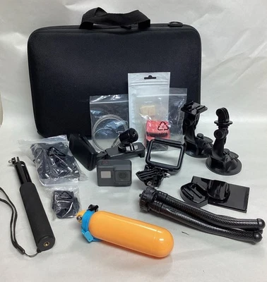 GoPro Hero5 Bundle With Extra Accessories - Black - Tested/WORKS - Image 1 of 4