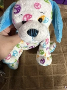 Ganz Webkinz Peace Puppy 7" Plush NO CODE Vintage - Picture 1 of 1
