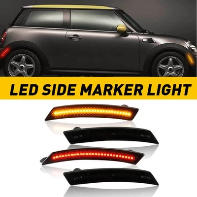 Amber/Red LED Car Signal Side Marker Light For 2007-2015 Mini Cooper MINI Cooper - Image 1 of 4