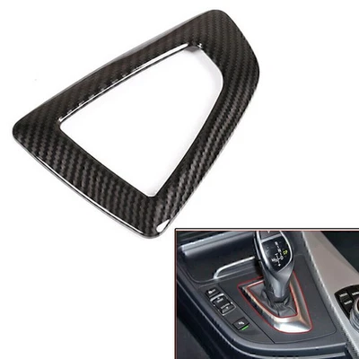 Car Center Control Schalttafelabdeckung Zierrahmen Kohlefaser für BMW - Image 1 of 4