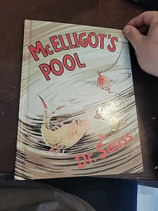 Dr Seuss McELLIGOT’S POOL Hardcover 1974 Grolier Book Club Edition Banned OOP - Picture 1 of 5