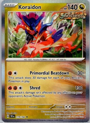 Koraidon Holo Rare SV05: Temporal Forces 119/162 NM - Image 1 of 2