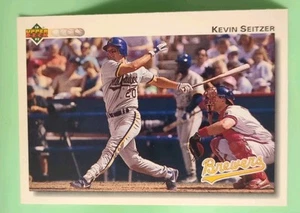 1992 Upper Deck - Kevin Seitzer #783 - Milwaukee Brewers  - Picture 1 of 2
