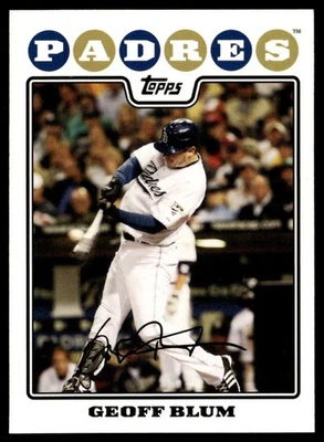 2008 Topps Geoff Blum San Diego Padres #228 - Image 1 of 2