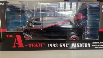 Greenlight GMC Vandura Van A-Team  A TEAM 1983 1/18  + Action Figure - Immagine 1 di 4
