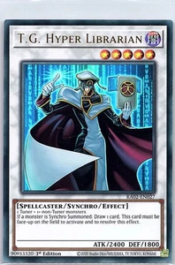 T.G. Hyper Librarian OP10-EN018 OTS Tournament Pack 10 - Tarjeta Yu Gi Oh - Casi nueva - Imagen 1 de 2