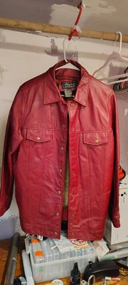 Terry Lewis Classic Luxuries Leather Jacket with Removable Fur Lining Size M - Image 1 of 4