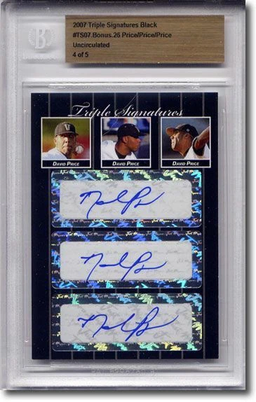 DAVID PRICE * DAVID PRICE * DAVID PRICE * Rookie Autograph BGS Auto RC #/5 - Image 1 of 1