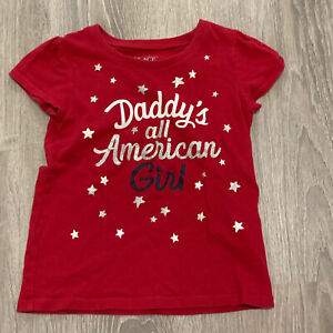 The Children's Place Girls Red 100% Cotton Tops, Shirts & T-Shirts 