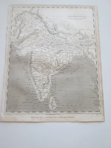1806 CADELL AND DAVIES ATLAS MAP, "HINDOOSTAN" - Picture 1 of 3