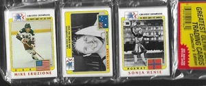 1983 TOPPS OLYMPIANS SEALED RACK PACK ALI CASSIUS CLAY #92 BACK ERUZIONE FRONT - Picture 1 of 2