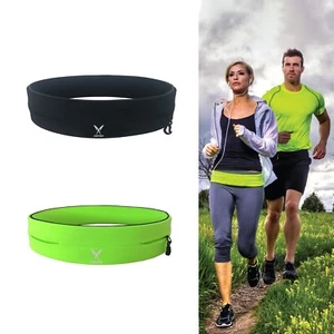Mens Womens Zipper Running Belt, Waist Pack for Fitness and Running Holds Phone - Picture 1 of 8