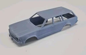 ABS-LIKE RESIN 3D PRINTED 1/25 1979 CHEVY MALIBU STATION WAGON BODY STOCK - Picture 1 of 9