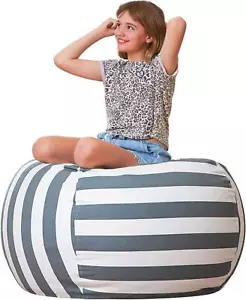 Stuffed Animal Bean Bag Storage Chair, Beanbag Covers Only for Organizing Plu... - Picture 1 of 7