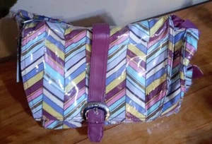Kalencom New Orleans Laminated Buckle Diaper Bag New with Tags - Picture 1 of 10