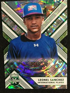 2018 Elite Extra Edition Status Die Cut Leonel Sanchez 20/49 #174 International