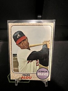 1968 Topps - #55 Felipe Alou